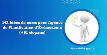 142 Idées de noms pour Agence de Planification d’Événements (+61 slogans)