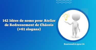 142 Idées de noms pour Atelier de Redressement de Châssis (+61 slogans)