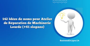 142 Idées de noms pour Atelier de Réparation de Machinerie Lourde (+61 slogans)