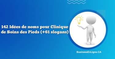142 Idées de noms pour Clinique de Soins des Pieds (+61 slogans)
