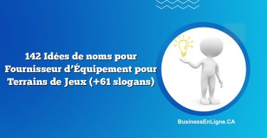 142 Idées de noms pour Fournisseur d’Équipement pour Terrains de Jeux (+61 slogans)