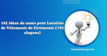 142 Idées de noms pour Location de Vêtements de Cérémonie (+61 slogans)