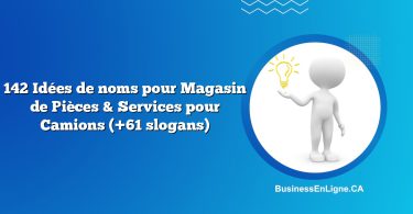 142 Idées de noms pour Magasin de Pièces & Services pour Camions (+61 slogans)