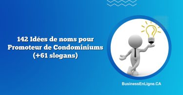 142 Idées de noms pour Promoteur de Condominiums (+61 slogans)