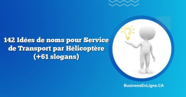 142 Idées de noms pour Service de Transport par Hélicoptère (+61 slogans)