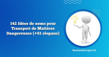 142 Idées de noms pour Transport de Matières Dangereuses (+61 slogans)
