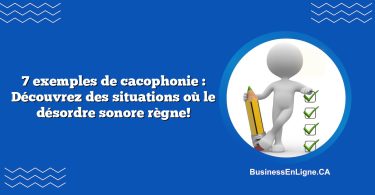 7 exemples de cacophonie : Découvrez des situations où le désordre sonore règne!