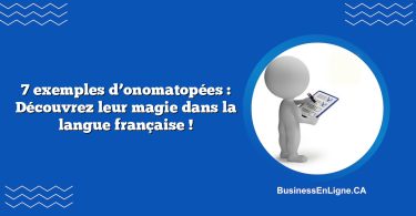 7 exemples d’onomatopées : Découvrez leur magie dans la langue française !