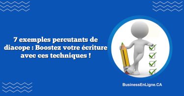 7 exemples percutants de diacope : Boostez votre écriture avec ces techniques !