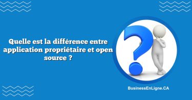 Quelle est la différence entre application propriétaire et open source ?