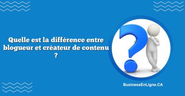 Quelle est la différence entre blogueur et créateur de contenu ?