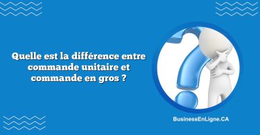 Quelle est la différence entre commande unitaire et commande en gros ?