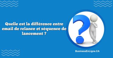 Quelle est la différence entre email de relance et séquence de lancement ?