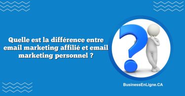 Quelle est la différence entre email marketing affilié et email marketing personnel ?