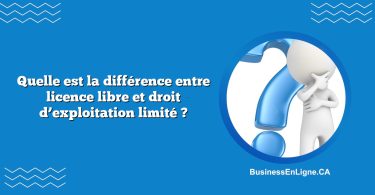 Quelle est la différence entre licence libre et droit d’exploitation limité ?