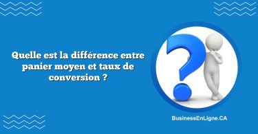 Quelle est la différence entre panier moyen et taux de conversion ?