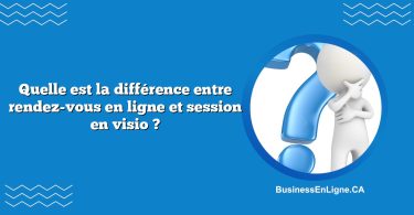 Quelle est la différence entre rendez-vous en ligne et session en visio ?