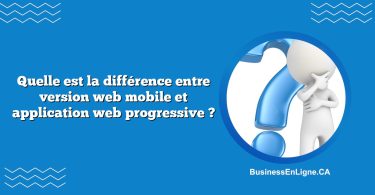 Quelle est la différence entre version web mobile et application web progressive ?